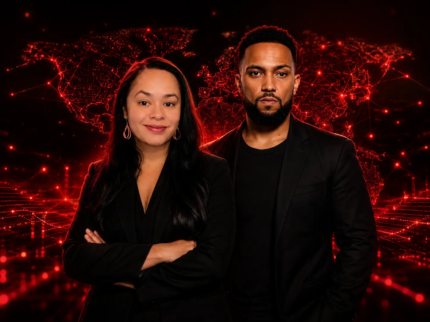 The two Save Our Startup cofounders who lead the SoS AI Readiness Programme